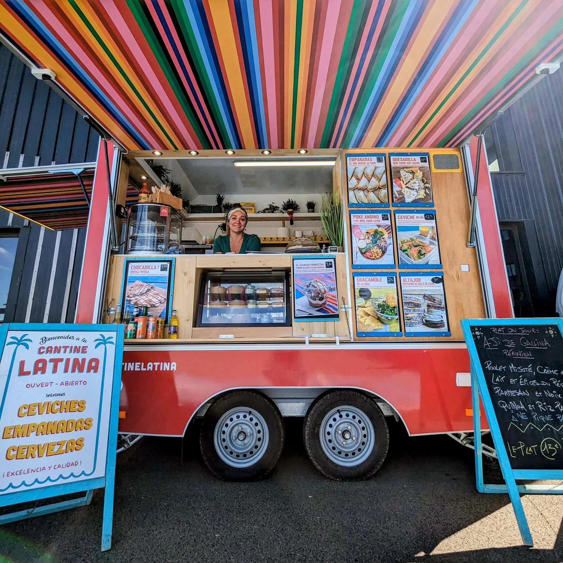 Food truck Cantine Latina avec Francisca Guerra