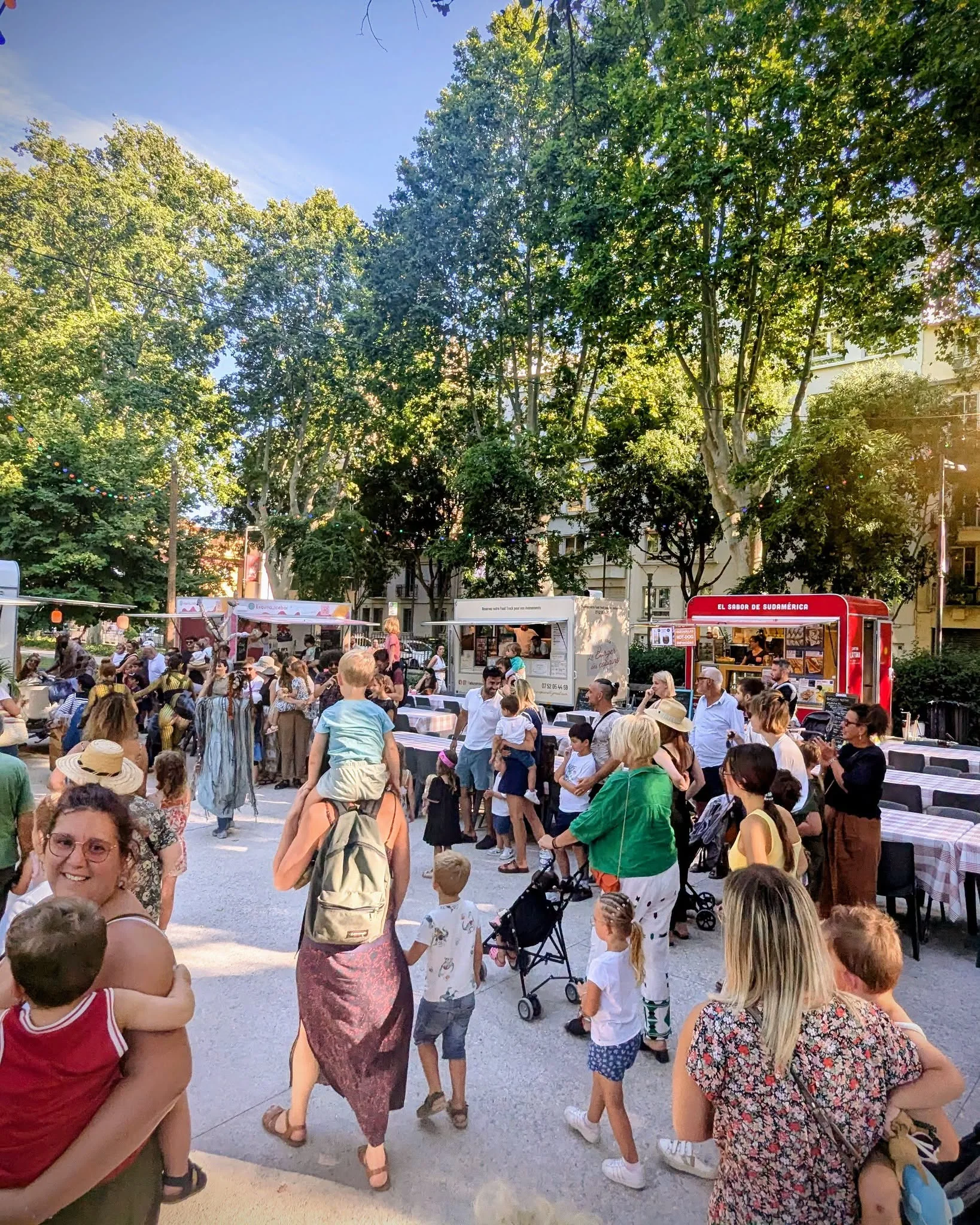 Food truck Cantine Latina en événement familial